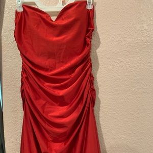 Long Red dress